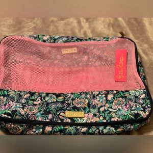 NWT LILLY PULITZER PACKING CUBES HIGH TIDE NAVY